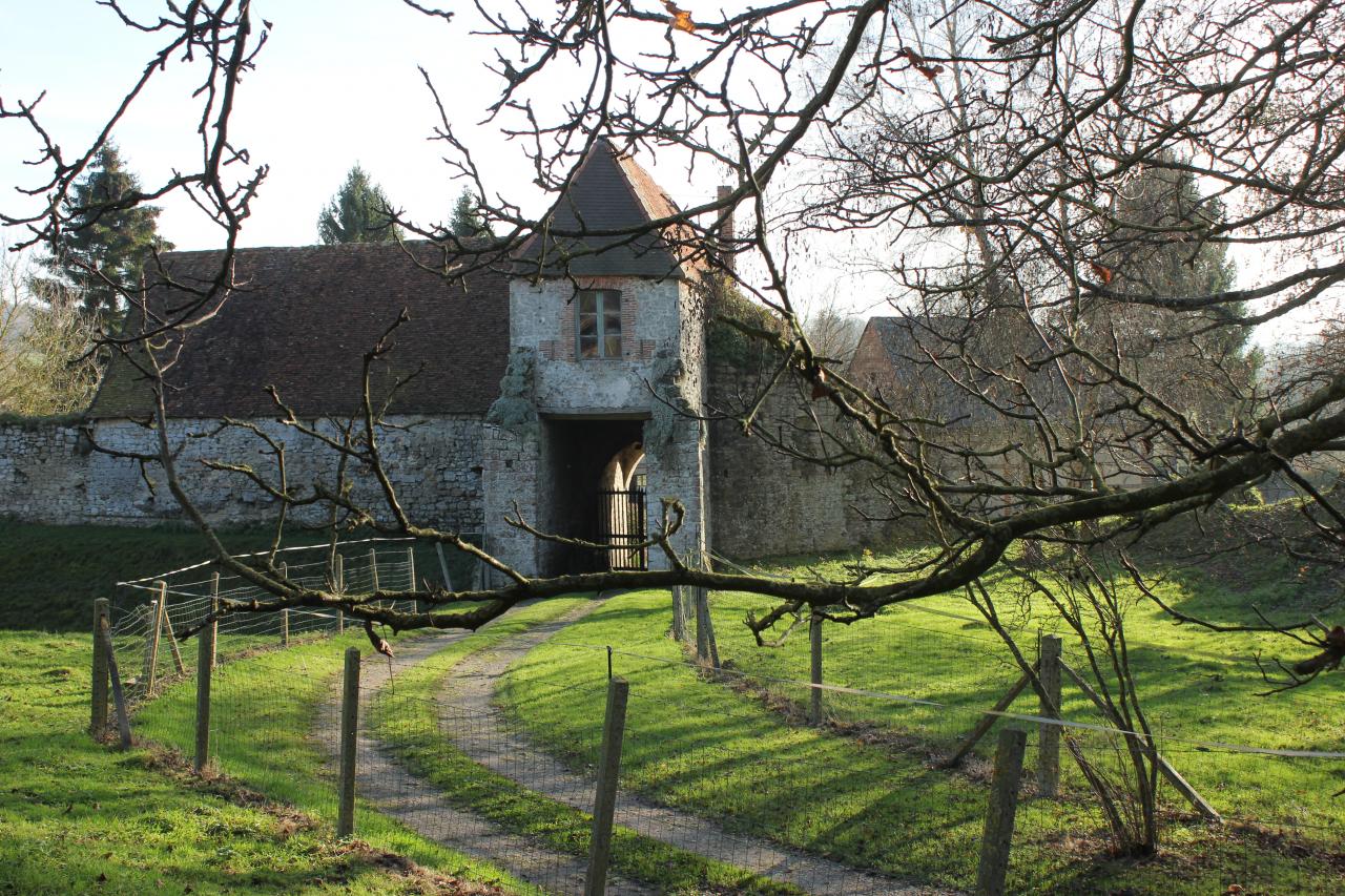 Tour-porche du château-fort, Beaussault