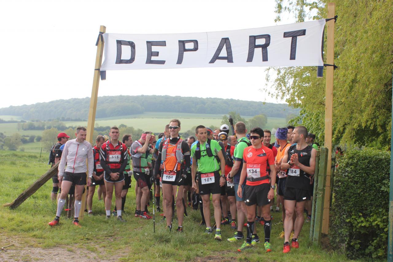 Départ Trail 2016 - parcours de 32km