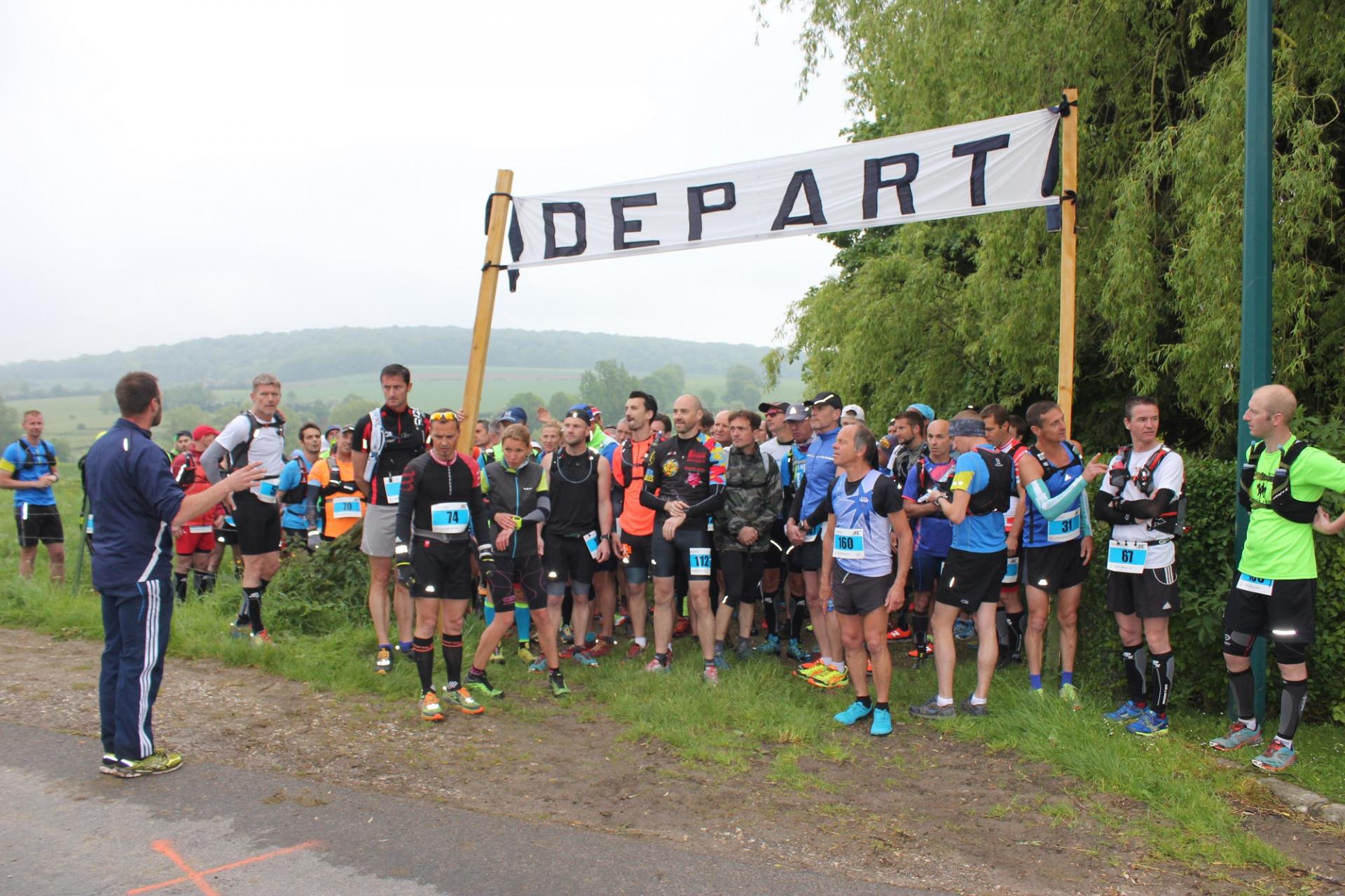 Trail pays de Bray 2018 - Départ Beaussault